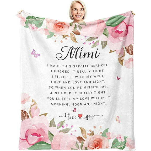 Nana Gifts Throw Blanket 60" x 50" - Best Gifts for Nana from Grandkids - Birthday Gifts for Nana from Granddaughter Grandson - Nana Gift from Grandchildren - A Gift for Nana