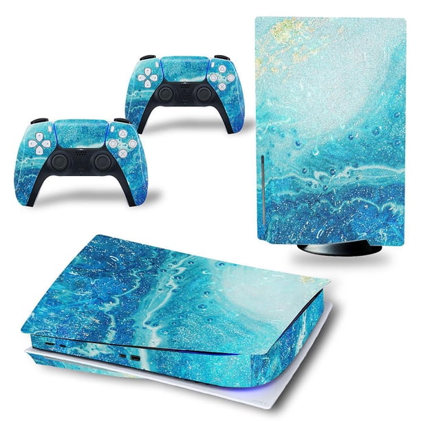 Adecuado Para La Versión De La Unidad Óptica Ps5 Consola De Juegos Etiqueta Engomada Del Cuerpo De La Consola Etiqueta Engomada De La Manija (6 #) seitruly EL007871-00