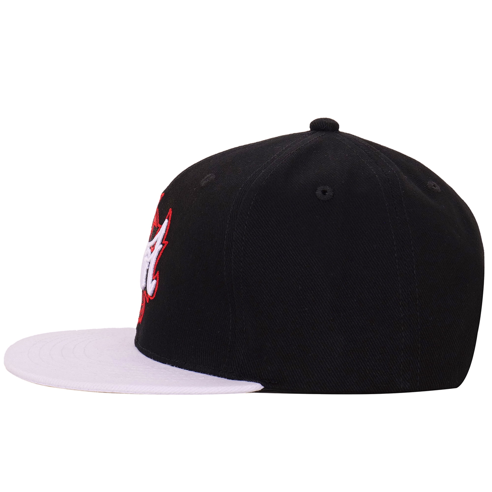 Men's Black/White Penta Mask Snapback Hat