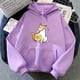 thumbnail image 5 of Eleceed-Sudadera con capucha para mujer, ropa de calle con estampado divertido de gato de dibujos animados, moda coreana, Top femenino, 5 of 5