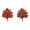 Red, variant on UJMNHYGT Artificial Crabapple Blossom Topiary Trees 21.65 Inch, Flower Ball Trees UV Resistant Shrubs with Ground Spike for Front Porch Patio Garden Entryway