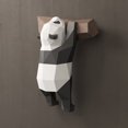 thumbnail image 4 of Lindo Panda 3D modelo de papel DIY Animal Papercraft figuras de acción rompecabezas niños regalo decoraciones montadas en la pared, 4 of 8