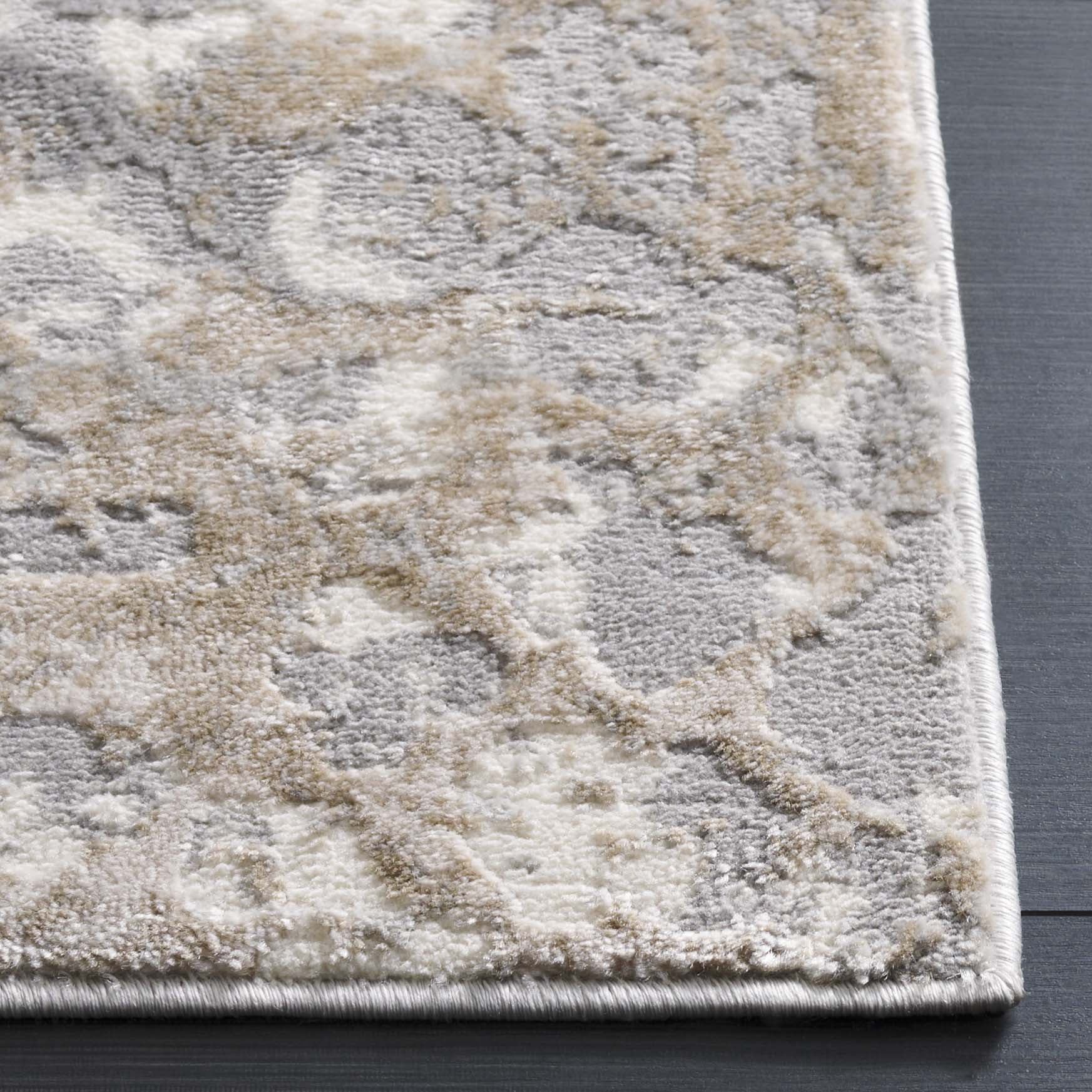 Safavieh Lagoon Elisie Abstract Area Rug, Ivory/Gray, 4' x 6'