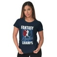 thumbnail image 4 of Fantasy League Champs Sport Ball Game Womens Slim Fit Graphic Tee Brisco Brands X, 4 of 5