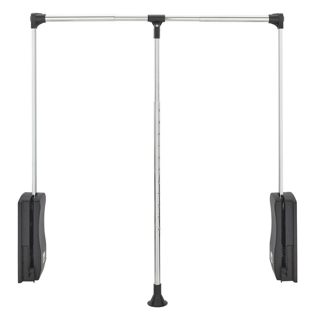 Rev-A-Shelf CPDR-2635 Tringle de Garde-Robe Réglable à Tirer vers le Bas de 26 à 35 Po, Chrome