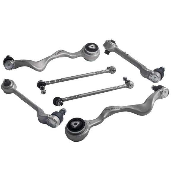maXpeedingrods Front Lower Control Arms for BMW E90 128i 135i 325i 328i 330i 335i 335is, 6 PC Front Suspension Kit with Sway Bar End Links