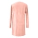 thumbnail image 4 of Vestido hasta la rodilla sin mangas con cuello en V liso a rayas informal suelto a la moda para mujer Fridja  qw4447, 4 of 6