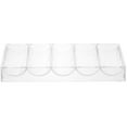 thumbnail image 1 of Transparent Acrylic Poker Chip Holder MultiFunctional Storage Box for Easy Organization 5 Grids, 1 of 9
