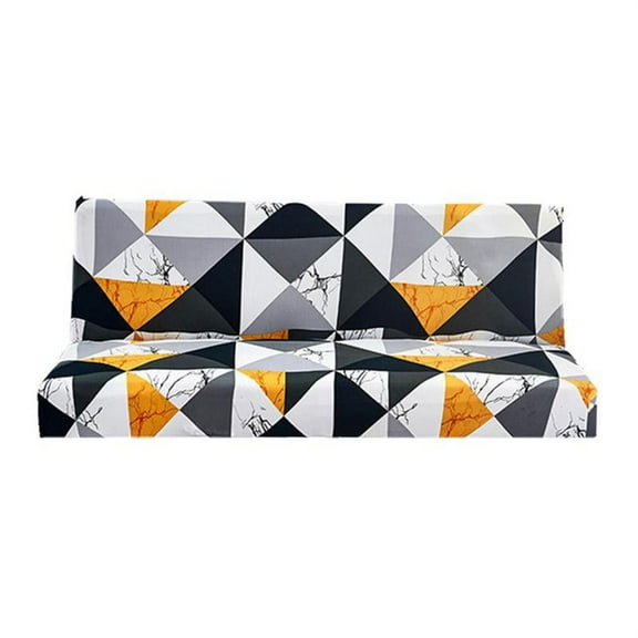 Stretch Sofa Slipcover Furniture Protector Without Armrests Armless Futon Cover for Bedroom - Simple style