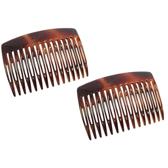 Parcelona French Nice N Simple Shell 2 Pieces Cellulose Side Hair Comb Combs