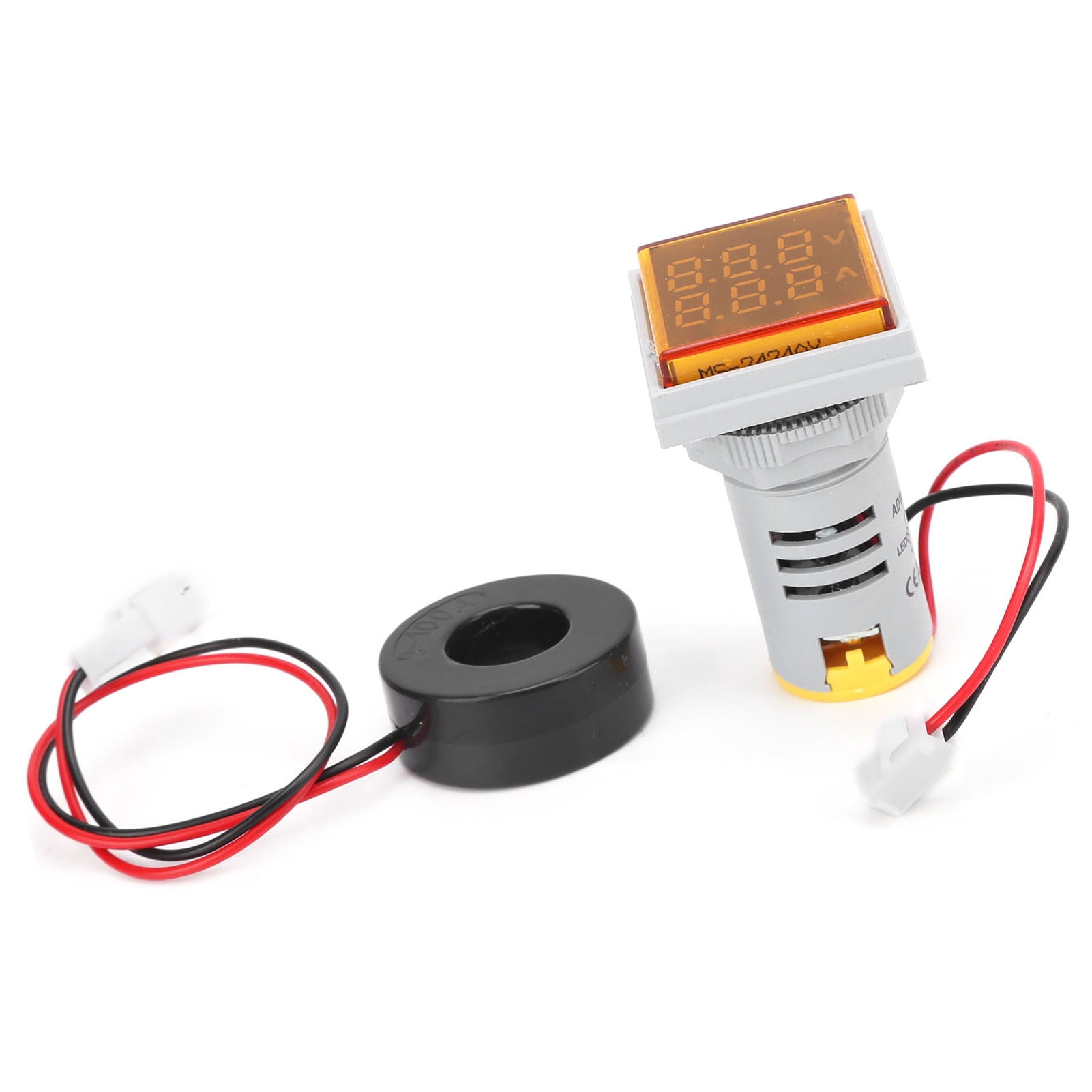 Ecoyyzn Voltmeter, Current Voltage Indicator Current Voltage Meter 2 In