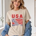 thumbnail image 4 of Jollimate United States Of America Soccer Club T-Shirt, USA Fan Girl Shirt, Soccer Lover Gift, 4 of 6