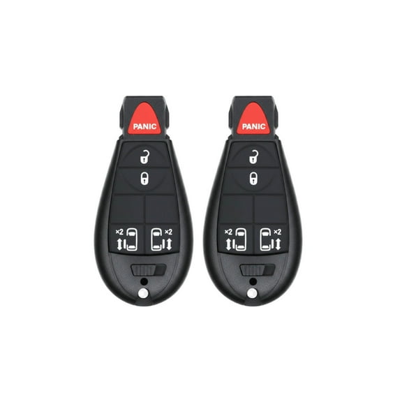 Key Fob Keys4Less Replacement for Dodge Grand Caravan 2012 FCC IYZ-C01C IYZC01C Part Number 56046713 56046713AG Pack of 2
