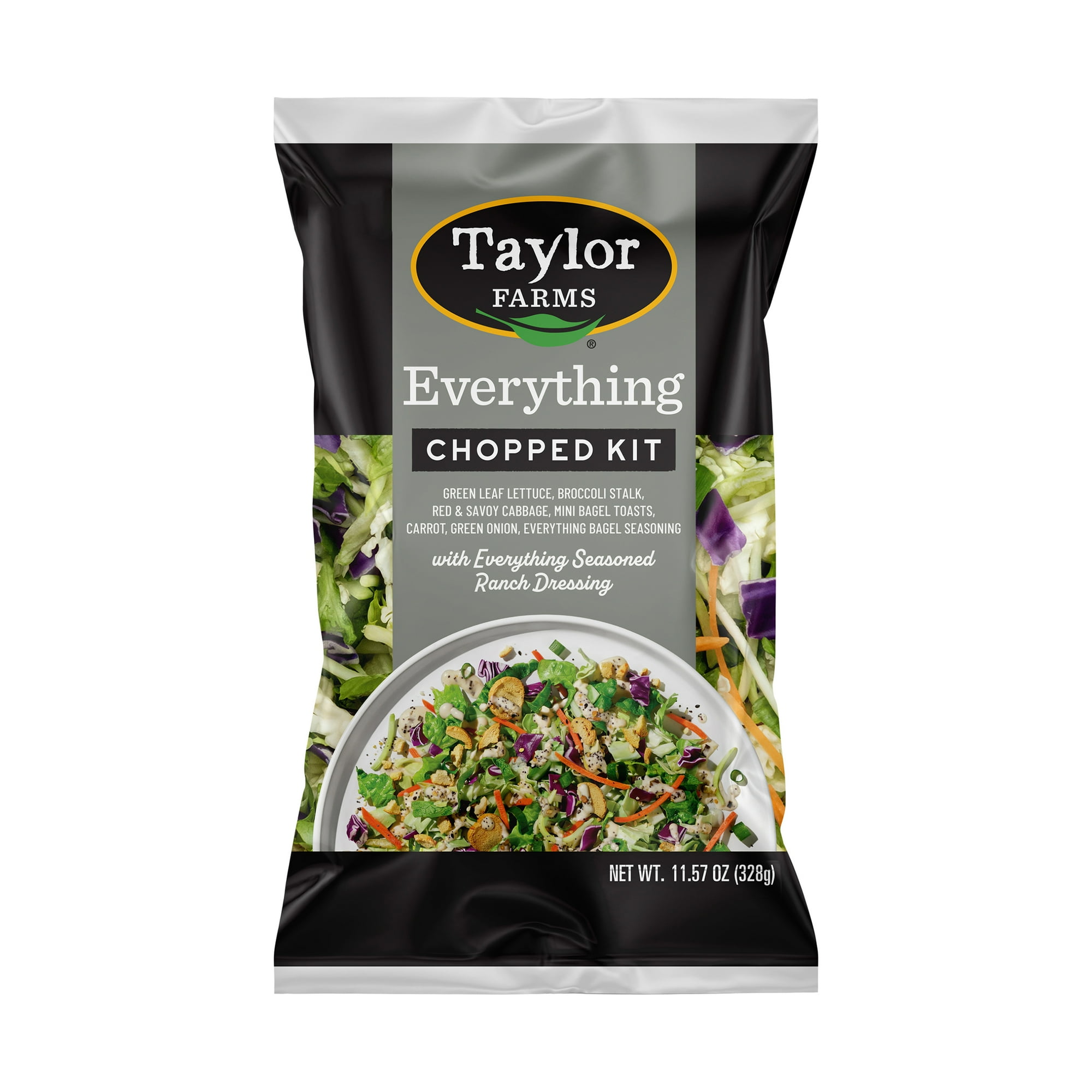 Taylor Farms Everything Chopped Salad Kit, 11.57 oz Bag, Fresh