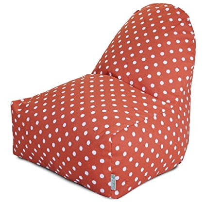 UPC 859072270725 product image for Majestic Home Goods Kick-It Chair, Ikat Dot, Orange | upcitemdb.com