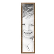 ArtToFrames 7" x 28" Taupe with Silver Lip Picture Frame, 7x28 inch Multi Wood Poster Frame (WOM-4986),  Pack