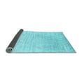 thumbnail image 2 of Ahgly Company Indoor Rectangle Solid Light Blue Modern Area Rugs, 5' x 7', 2 of 4