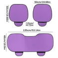 thumbnail image 3 of SNGMN 3Pcs Car Seat Cover Breathable & Anti-Slip Cooling Seat Cushion Set - Universal Ice Silk Mat for Sedan, SUV, Truck - Summer Refreshing Backless Design, 3 of 3