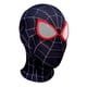 thumbnail image 1 of Máscara de cosplay de Spider-Man rojo de superhéroe adulto para Halloween, Miles Morales, Peter Parker, traje de 2 piezas con guantes y cabeza de araña negra, 1 of 1