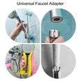 thumbnail image 2 of 4pcs Universal Faucet Shower Hose Adapter Spray Head Electroplated Adapter, 2 of 8