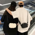 thumbnail image 5 of Alikpop Chic Structured Crossbody Bag, Adjustable Guitar Strap Sling Purse, Unisex Casual Shoulder Bag for Daily Gift, 5 of 7