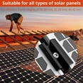 thumbnail image 4 of 10X Solar Panel Middle Clamp Black 70Mm Solar Slot Nut M8 Frame Height 30-42 Mm, 4 of 4