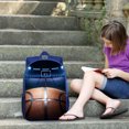 thumbnail image 2 of Xfvqtps Boys Backpack Ball Print Sports Cool Multi Compartment Large Capacity Causal Students Bookbag Blue-7, 2 of 6