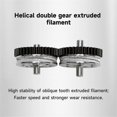 thumbnail image 2 of For HGX2.0 Oblique Tooth Extruder Gear Kit Reduction Twin Gear for CR10/CR10S/Ender3/V2 3D Printer Accessories, 2 of 5
