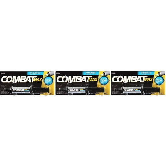Combat Max, Ant Killing nhxWO Gel, 27 Grams 3 Pack