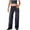 *Dark Gray, variant on VBVC No Boundaries Women's High Rise Washed Denim Trousers,Ladies Loose Fit Zipper Jeans,Fashionable Wide Leg Pants With Pockets For Women,Navy,Size XS