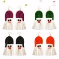 thumbnail image 2 of Qarigey 1 Pair Christmas Woven Earrings Fashion Date Trendy Wedding Christmas Birthday Party Jewelry Women Bridal Work Ropa, zapatos y accesorios Miscelánea No.1, 2 of 6