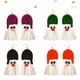 thumbnail image 2 of Jumpingount Pendientes tejidos de Navidad, pendientes bohemios tejidos con borlas de Papá Noel, pendientes colgantes de gota trenzados hechos a mano para Ropa, zapatos y accesorios Miscelánea No.1 Jumpingount AP006515-01, 2 of 6