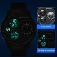 thumbnail image 6 of SANDA 2022 Fashion Outdoor Mens Watches Top Brand Military Sports Quartz Watch Dual Display Wristwatch Waterproof Clock 6036, 6 of 6