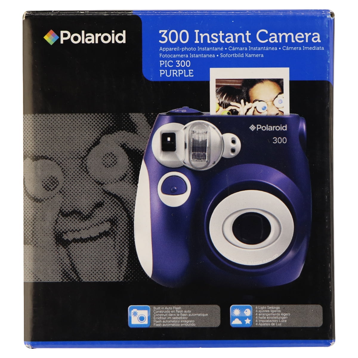 Polaroid PIC300 Instant Film Digital Camera (Purple