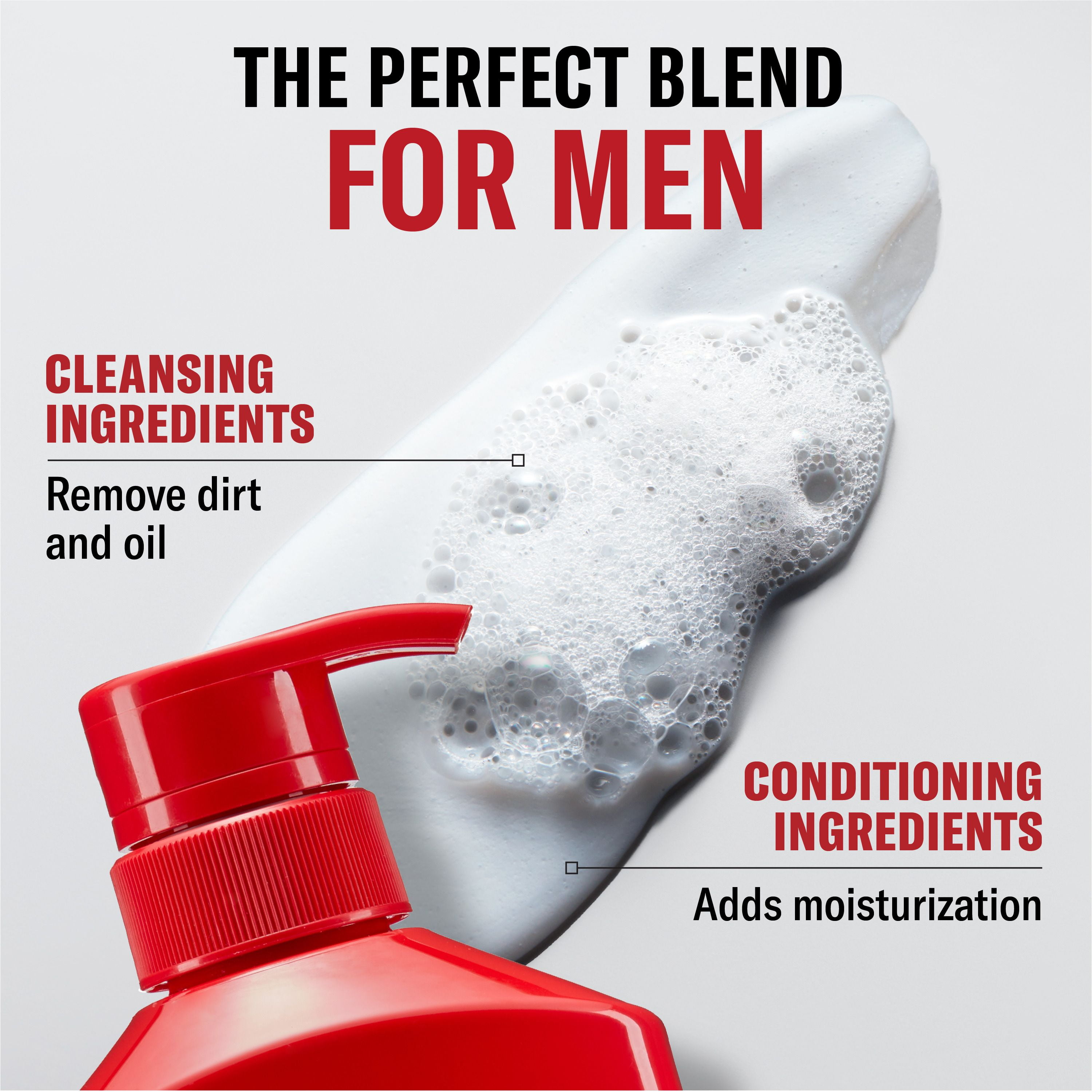 Old Spice Fresh Clean Shampoo and Conditioner 2in1 for Men with Glacier Water Scent, for Thick and Healthy Hair for Men, 650ML