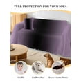 thumbnail image 4 of Purple Black Ombre Couch Cover for Dogs, Modern Gradient Abstract Art Washable Sofa Covers Slipcover for Pets Dogs Futon Cover, Couch Recliner Covers, Oversized Chair Slipcover 71"x91", 4 of 9