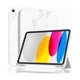 thumbnail image 1 of wonima44 Case for iPad (A16) 11 Inch 2025/iPad 10th Generation 10.9 Inch 2022, Slim Trifold Stand Protective Cover with Pencil Holder and Soft TPU Back,Support Auto Sleep/Wake (Marble White), 1 of 1