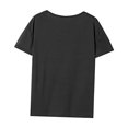 thumbnail image 3 of Camiseta de manga corta para mujer, camiseta básica para viaje, vacaciones, regalo del día de San Valentín S, 3 of 7