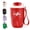 Red, variant on Coffee Vacuum Flask, 1 Count Portable Coffee Cup with Lid & Handle, Stainless Steel Insulated Water Bottle for Home, Office, and Outdoor Use, Insulated Travel Drinkware (White, General Sets)