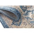 thumbnail image 3 of Unique Loom Indoor Square Color Bordered Modern Area Rugs Gray/Blue, 4' 0 x 4' 0, 3 of 3