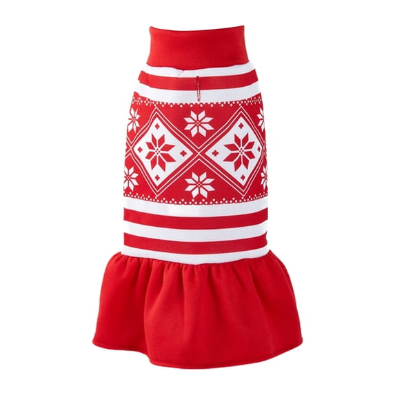 Pet Vest with Letter Pattern - Fashionable, Two-legged, Comfortable, Waist Buckle, Print, Holiday Accessory, Polyester, Christmas Festival Pet Skirt, for Teddy