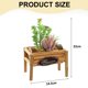 thumbnail image 2 of Macetas de madera, suculentas de simulación, bonsái, adornos creativos, flores, decoración de interiores, plantas verdes artificiales, 2 of 5