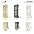 thumbnail image 6 of Livex Lighting - Berkeley - 1 Light Small Outdoor ADA Wall Sconce In Nordic, 6 of 9