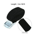 thumbnail image 2 of ZEONHAK 15 Pack 1 Inch x 6.5 Feet Lashing Straps, Adjustable Cam Buckle Straps, Tie Down Locking Straps for Luggage, 2 of 6