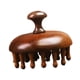 thumbnail image 5 of Peine de masaje de madera, peine de peluquería de dientes anchos, ligero y portátil, para cumpleaños 28 dientes redondos finos, 5 of 9