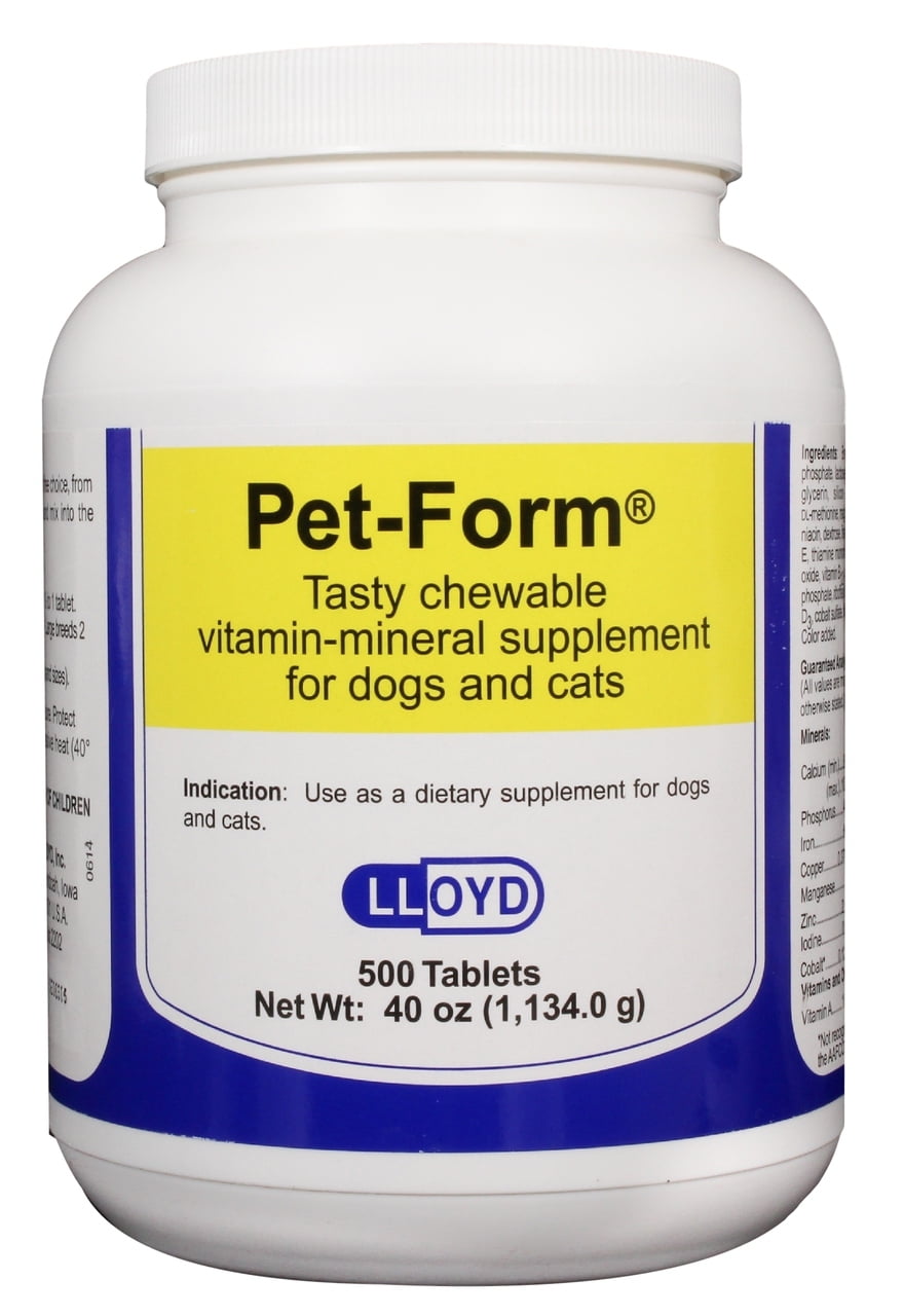 PetForm Chewable VitaminMineral Tablets for Dogs (500 count