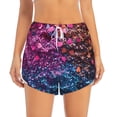 thumbnail image 2 of Hirioo Heart Confetti on Glitter for Women's Double Layer Athletic Shorts High-Performance Gym Shorts with Inner Pocket, Elastic Waistband-Medium, 2 of 7