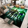 thumbnail image 4 of FUBUKED Green Hero Rug Ultra Soft Cartoon Rugs for Bedroom Bathroom Home Living Room Cute Doormat Crystal Velvet Carpets Floor Sofa Mat, 4 of 9