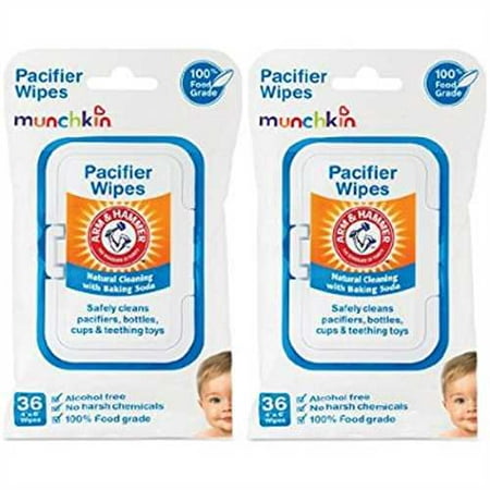 Munchkin 72 Pack Arm and Hammer Pacifier Wipes,