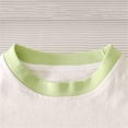 thumbnail image 7 of SGFCWSX Boys 2 Piece Outfits Summer Print Short Sleeve T Shirt Striped Elastic Waist Shorts Casual Set for Kids Green Size 10, 7 of 7